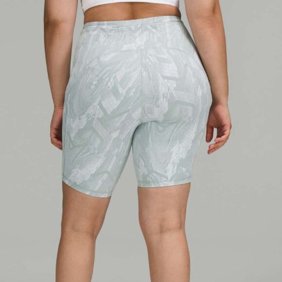 Lululemon Swift Speed High-Rise Short 8" Reverberate Chevron Jacquard Silver Blu - Picture 7 of 7